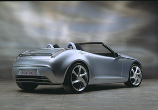 Hintergrundmalerei,  Mercedes Benz 
Concept Car, 